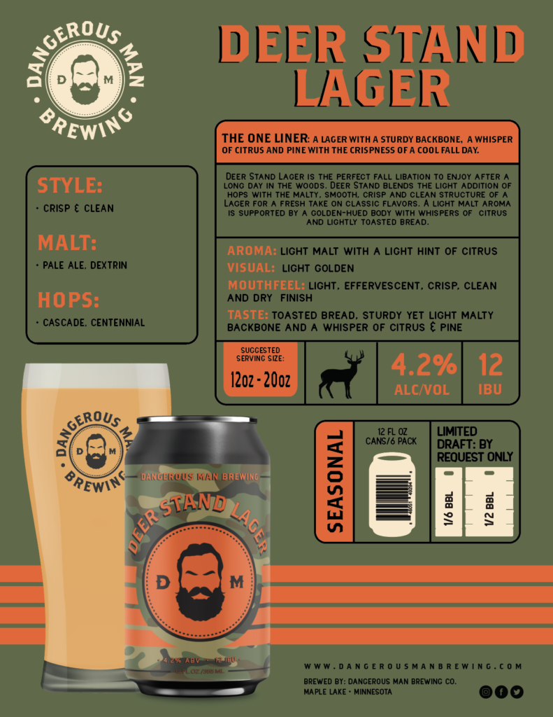 Deer Stand Lager Sales Sheet