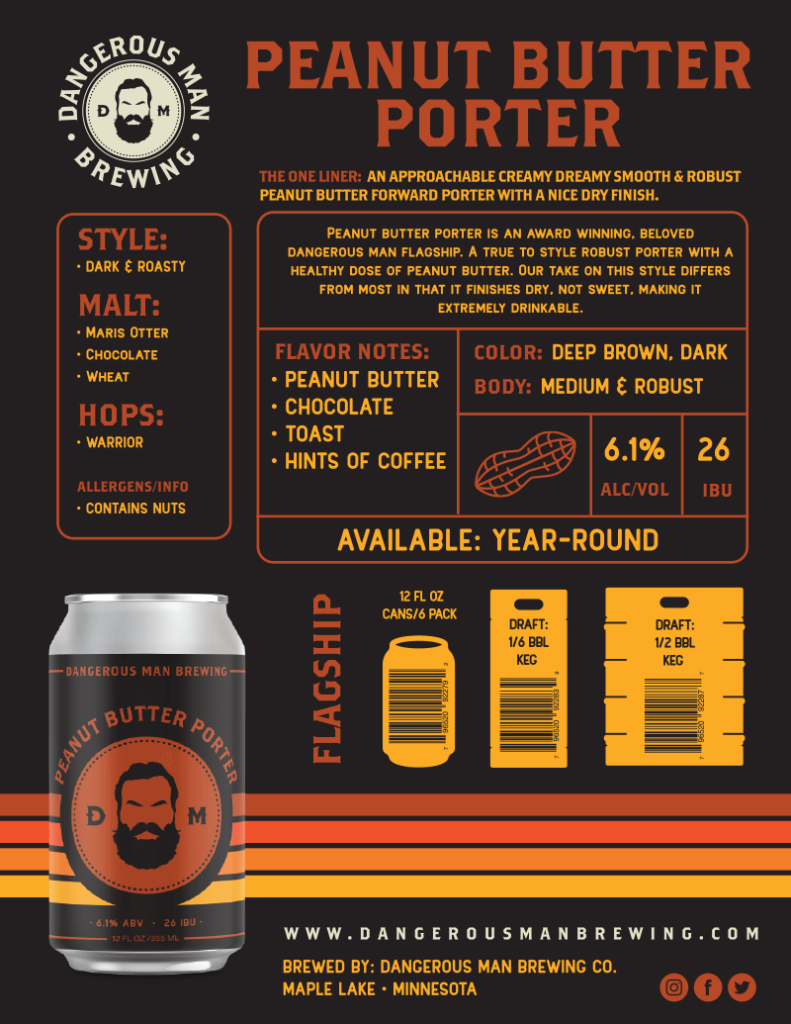 Peanut Butter Porter Sell Sheet