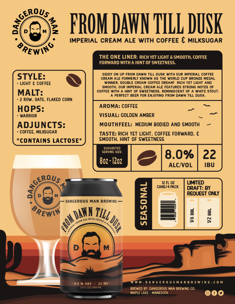 From Dawn Till Dusk Sales Sheet